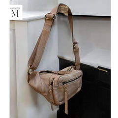 Leather bag | Handcrafted Washed Vintage Waist Bag l Premium Leather l Washed Bag l Soft and supple l Premium Quality l Crossbody l