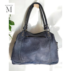 Handcrafted leather handbag l shoulder bag l Office Bag l Work Bag l Washed Bag l Vintage  l High Quality Grain Leather l women's handbag