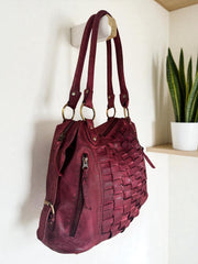 Leather bag l Handcrafted leather handbag l women's bag l Premium Leather l Washed handbag l Shoulder bag l Vintage style