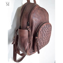 Handcrafted Leather Backpack l washed bag l Full Grained Leather l Soft leather l Leather backpack for carry l Premium Quality