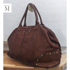 Handcrafted Vintage Duffel bag l Washed l Vintage Vibe  l Premium l Two Tone l High Utility l Weekender l Travel Bag l Unisex l Rivets