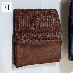 Leather Wallet l Handcrafted leather wallet l Washed Wallet l Vintage Wallet l Woven Wallet l Women's Wallet l Gift for her