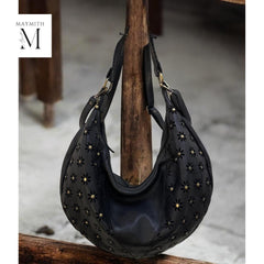 Leather bag l Handcrafted leather Shoulder bag l Ladies bag l women's bag l Premium Leather l Washed handbag l shoulder bag
