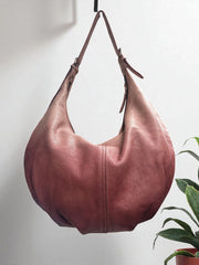 Ombre Leather bag l Handcrafted leather handbag l women's bag l Premium Leather l Washed handbag l Shoulder bag l Vintage style