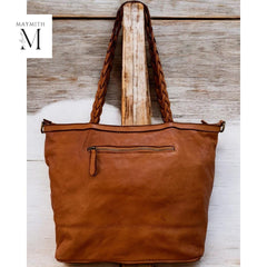 Leather bag l Handcrafted leather Shoulder bag l Ladies bag l women's bag l Premium Leather l Washed handbag l shoulder bag