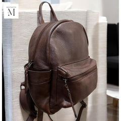Handcrafted Bag  l Leather Bag l Backpack l Ladies Backpack l men's backpack l laptop bag l Vintage l Shoulder Bag l Gift for her