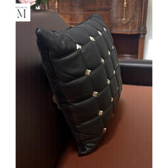 Leather Cushion cover l Handcrafted cushion cover l Real Leather l Premium leather l Leather Accessory l Pillow cushion cover l Stylish