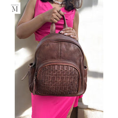 Handcrafted Leather Backpack l washed bag l Full Grained Leather l Soft leather l Leather backpack for carry l Premium Quality