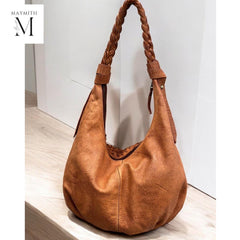 Handcrafted leather hobo bag l Woven Bag l Full Grained Leather l Daily Use Bag l Day Bag l Office Bag l Ladies Handbag l Women's Bag