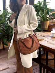 Handcrafted leather handbag l shoulder bag l Office Bag l Work Bag l Washed Bag l Office Bag l High Quality Grain Leather l vintage bag