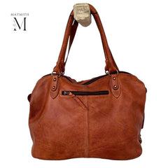 Leather bag l Handcrafted leather handbag l Ladies handbag l women's bag l Premium Leather l Washed handbag l Crossbody bag l Vintage style