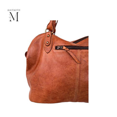 Leather bag l Handcrafted leather handbag l Ladies handbag l women's bag l Premium Leather l Washed handbag l Crossbody bag l Vintage style