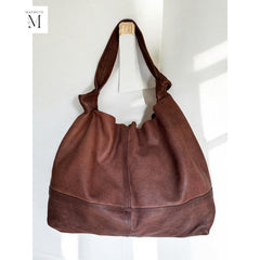Leather bag l Handcrafted leather Shoulder bag l Ladies bag l women's bag l Premium Leather l Washed handbag l shoulder bag