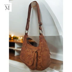 Leather bag l Handcrafted leather handbag l Ladies handbag l women's bag l Premium Leather l Washed handbag l Crossbody bag l Vintage style