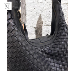 Leather bag l Handcrafted Bagl Woven Bag l Washed Bag l Leather bag for women l Ladies Handbag l Vintage l Christmas gift l Gift for her