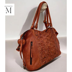 Leather bag l Handcrafted leather handbag l Ladies handbag l women's bag l Premium Leather l Washed handbag l Crossbody bag l Vintage style