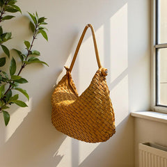 Handcrafted Leather Bag | Woven Bag l Premium Leather quality l leather woven bag | Vintage Look | Shoulder Bag