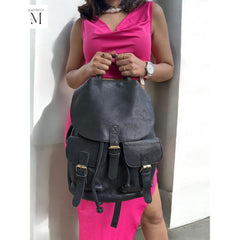 Leather bag l Handcrafted leather Backpack l Unisex backpack l Women's bag l Premium Leather l Washed handbag l Vintage style