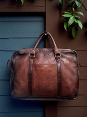 Premium laptop bag for Office l premium leather bag l handmade Men's office bag l Work Bag l Gift for him l Graduation gift l Laptop bag