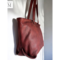 Leather bag l Handcrafted leather Shoulder bag l Ladies bag l women's bag l Premium Leather l Washed handbag l shoulder bag