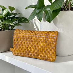 Handcrafted leather wallet l Washed Wallet l Vintage Wallet l Woven Wallet l Women's Wallet l Gift for her