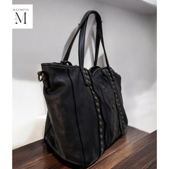Handmade Bag for women l Day Bag l Office Bag l shopping Bag l Premium leather l washed bag l handcrafted artwork on front l Premium quality