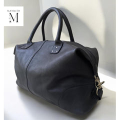 Premium Leather Duffel l Overnight bag l Duffel bag for weekend trip l 50 ltr Bag l Premium quality leather l handmade l hand finished