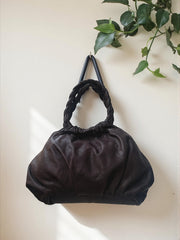 Leather bag l Handcrafted leather handbag l ladies bag l Washed handbag l shoulder bag l Vintage style
