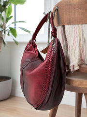 Leather bag l Handcrafted leather handbag l women's bag l Premium Leather l Washed handbag l Shoulder bag l Vintage style