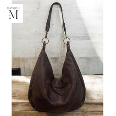 Leather bag l Handcrafted leather handbag l Ladies Shoulder bag l Premium Leather l Washed handbag l shoulder bag l Vintage style