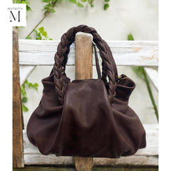 Leather bag l Handcrafted leather handbag l ladies bag l Washed handbag l shoulder bag l Vintage style