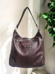 Handcrafted Washed Leather Shoulder Bag — Vintage Boho Style, Premium Women's Handbag