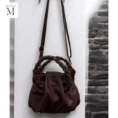Leather bag l Handcrafted leather handbag l ladies bag l Washed handbag l shoulder bag l Vintage style