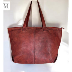 Leather bag l Handcrafted leather Shoulder bag l Ladies bag l women's bag l Premium Leather l Washed handbag l shoulder bag